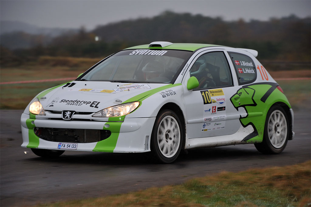 Jesper Bisted og Leif Heick måtte udgå af DM-finalen i rally